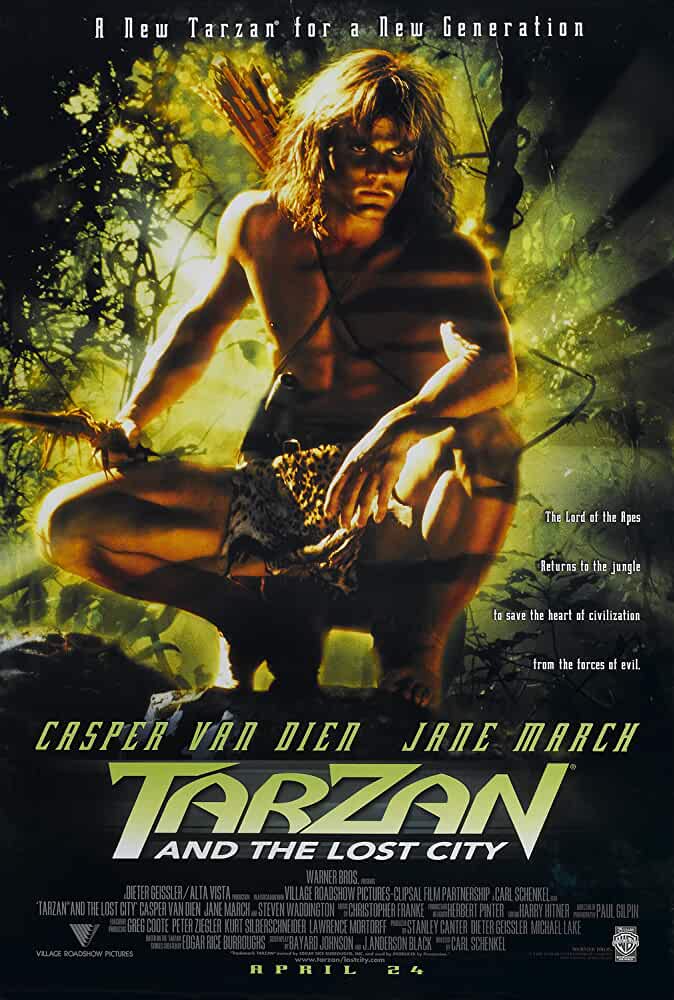  Tarzan and the Lost City (1998) Dual Audio Hindi Movie BluRay 480p [300MB] | 720p [1GB]